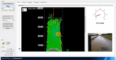 XenoTrack雨天路面实时测量